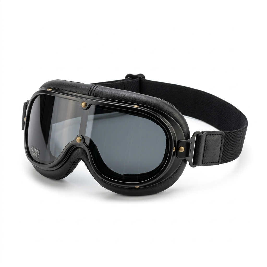 Kacamata Goggle Vintage Smoked